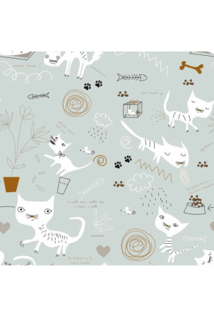 Šiaurės šalių viršelis Panzup Cats Lova 150/160 (240 x 220 cm)