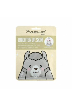 Veido kaukė The Crème Shop Brighten Up, Skin! Llama (25 g)