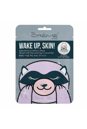 Veido kaukė The Crème Shop Wake Up, Skin! Raccoon (25 g)