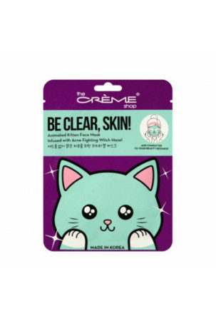 Veido kaukė The Crème Shop Be Clear, Skin! Kitten (25 g)