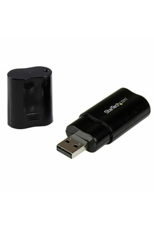 Išorinė garso plokštė USB Startech ICUSBAUDIOB Juoda