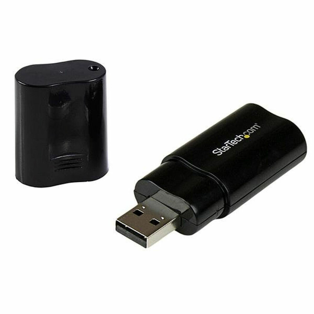 Išorinė garso plokštė USB Startech ICUSBAUDIOB Juoda