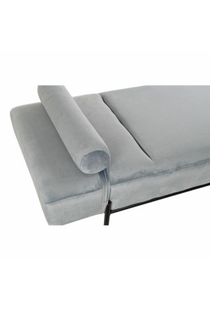 Chaise poilsio sofa DKD Home Decor Juoda Dangaus mėlynumo Metalinis 140 x 59 x 42 cm