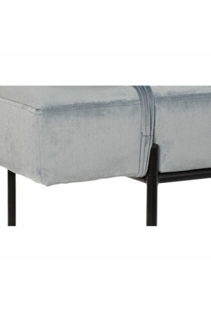 Chaise poilsio sofa DKD Home Decor Juoda Dangaus mėlynumo Metalinis 140 x 59 x 42 cm