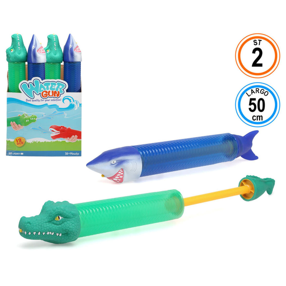 Vandens pistoletas Water Animals Spalvotas Eva guminis