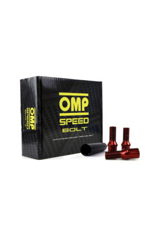 Set Riešutai OMP 27 mm Raudona 20 uds M12 x 1,25