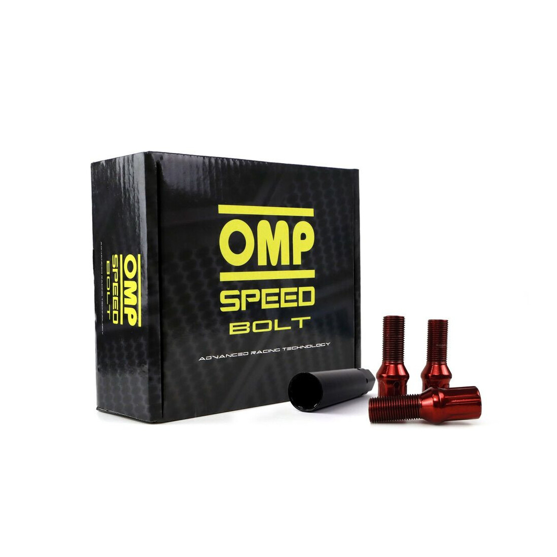 Set Riešutai OMP 27 mm Raudona 20 uds M12 x 1,25