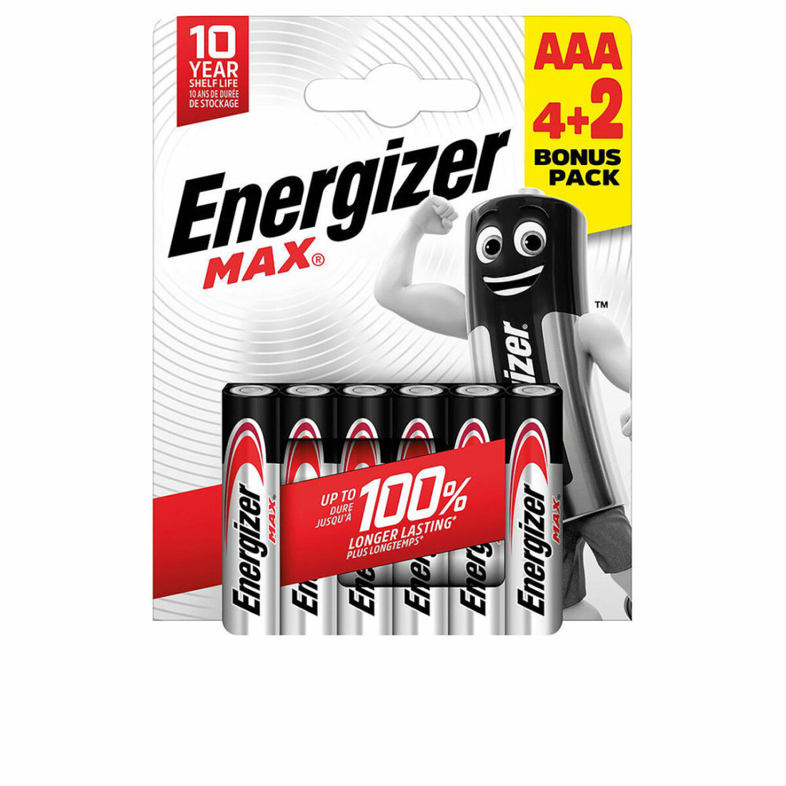 LR03 Šarminės baterijos Energizer Max (6 vnt.)