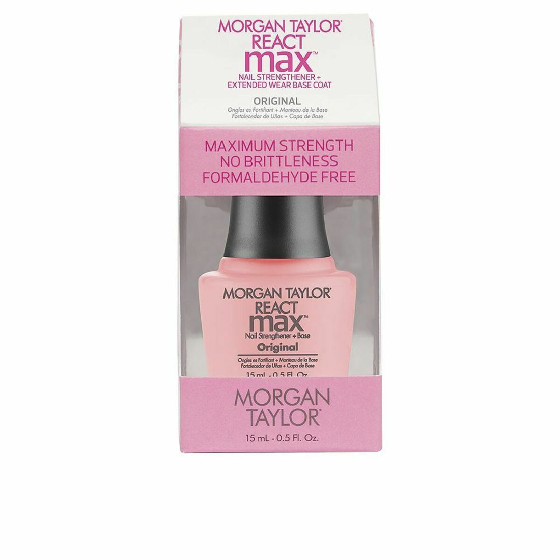 Žvakė Morgan Taylor React Max Original 2 in 1 Bazinis sluoksnis 15 ml