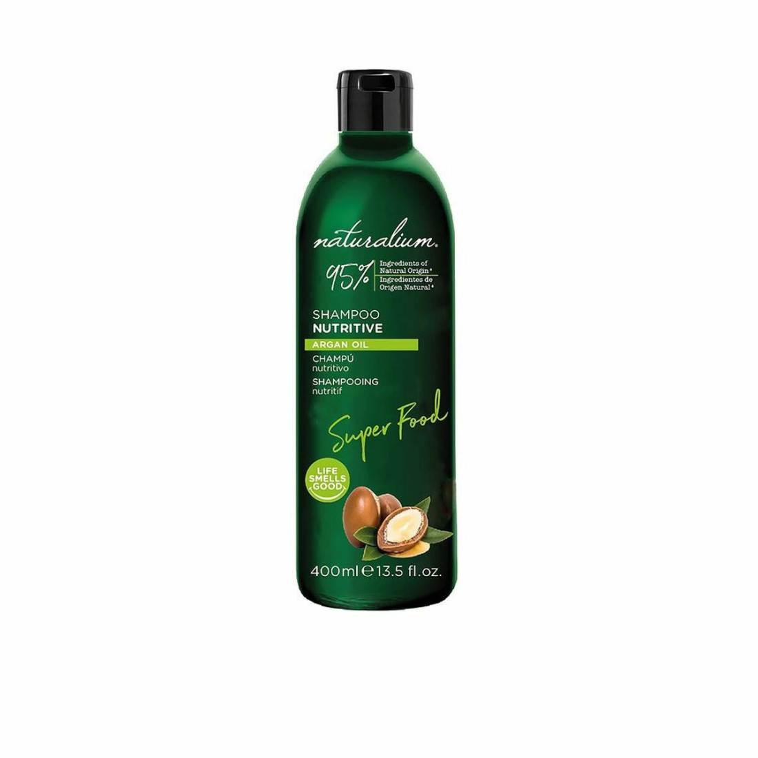 Maitinantis šampūnas Naturalium Super Food Argano aliejus (400 ml)