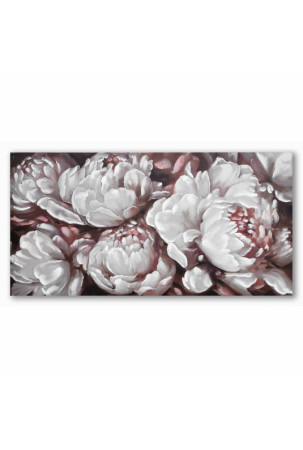 Paveikslas DKD Home Decor 120 x 3 x 60 cm Gėlės Romantiškas (2 vnt.)