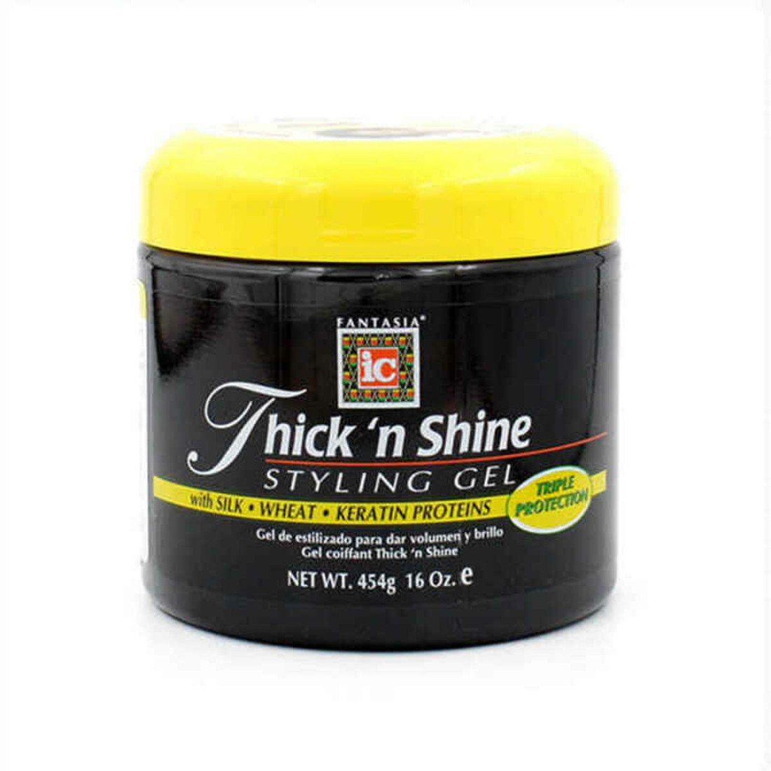 Formavimo gelis Fantasia IC Thick'n Shine Styling Ryškumas Suteikiantis apimties Keratino (454 ml)