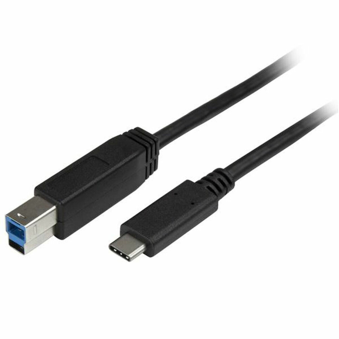 USB C - USB B kabelis Startech USB315CB2M    (2 m) Juoda