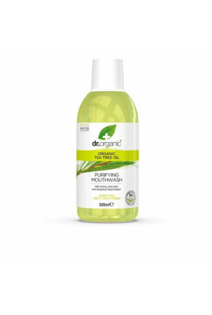 Burnos plovimas Tea Tree Dr.Organic Bioactive Organic Arbatmedžio aliejus 500 ml