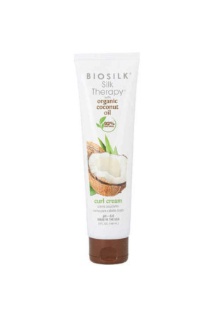 Formuojamasis kremas Farouk Biosilk Silk Therapy Coconut Oil Banguoti plaukai (148 ml)