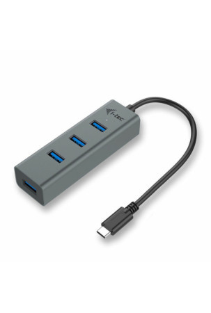 USB šakotuvas i-Tec C31HUBMETAL403 USB x 4 Pilka