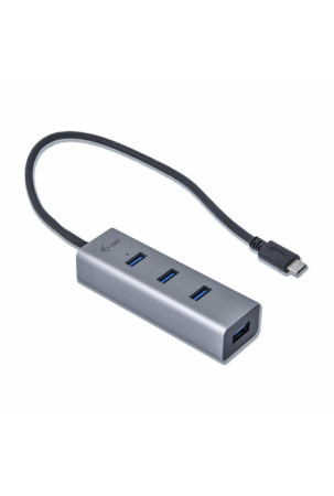 USB šakotuvas i-Tec C31HUBMETAL403 USB x 4 Pilka