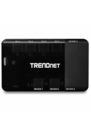 Komutatorius Trendnet TK-U404 USB Juoda