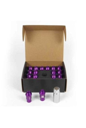 Set Riešutai OMP 7075 40 mm M14 x 1,50 20 uds Violetinė