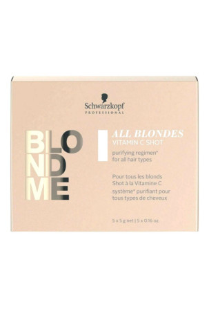 Stiprinantis plaukų gydymas Blondme Keratin Restore All Blondes Shot Detox Schwarzkopf Blondme Keratin (25 g)