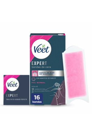 Depiliacinės juostelės kūnui Veet Expert Pažastims (16 vnt.)