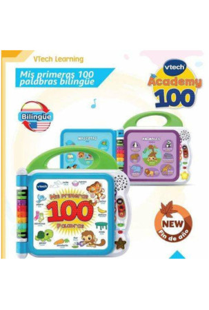 Interaktyvi knyga vaikams Vtech Mis primeras 100 palabras