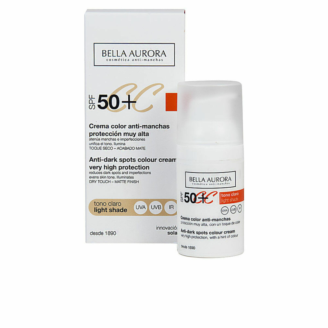 Kremas nuo rudų dėmių Bella Aurora 2526113 Lengvas tonas 30 ml