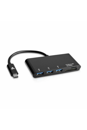 USB šakotuvas V7 V7UC3U-HUB-BLK-1E