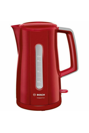 Virdulys BOSCH TWK3A014 Raudona Taip Nerūdijantis plienas Plastmasinis Plastmasinis/Nerūdijantis plienas 2400 W 1,7 L