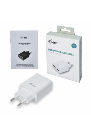 Cargador USB Pared i-Tec CHARGER2A4W