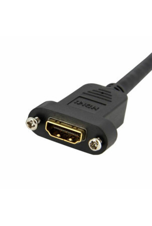 HDMI kabelis Startech HDMIPNLFM3    Juoda