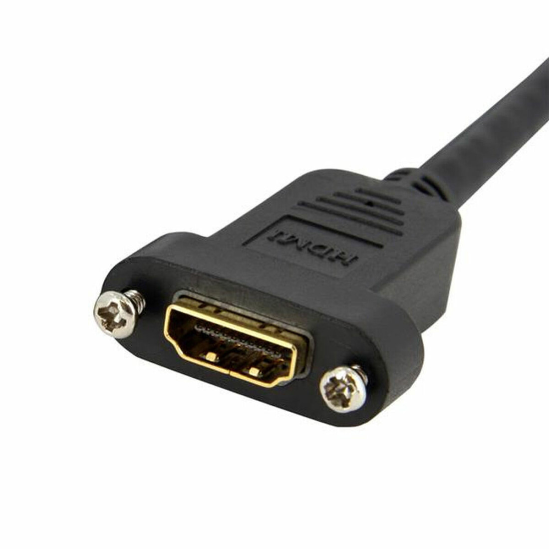 HDMI kabelis Startech HDMIPNLFM3    Juoda