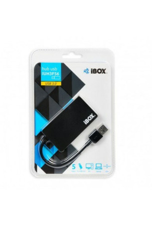 USB šakotuvas Ibox IUH3F56 Juoda