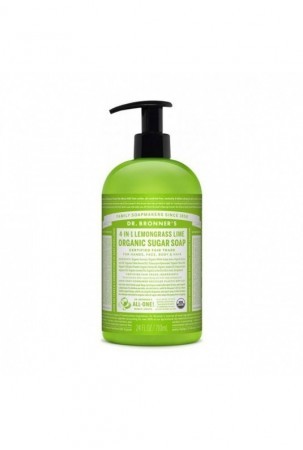 Skystas muilas Dr Bronner's Lemongrass Lime 710 ml