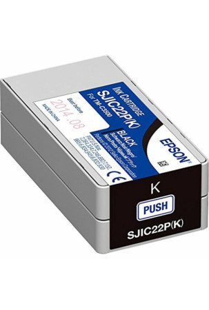 Originali rašalo kasetė Epson SJIC22P(K) Juoda