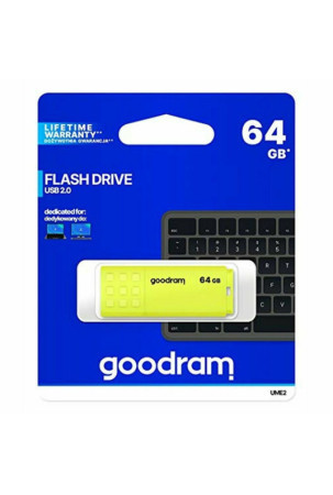 USB atmintukas GoodRam UME2 Geltona Juoda 64 GB