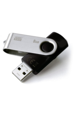 USB atmintukas GoodRam UTS2 USB 2.0 Juoda Juoda/Sidabras Sidabras 8 GB