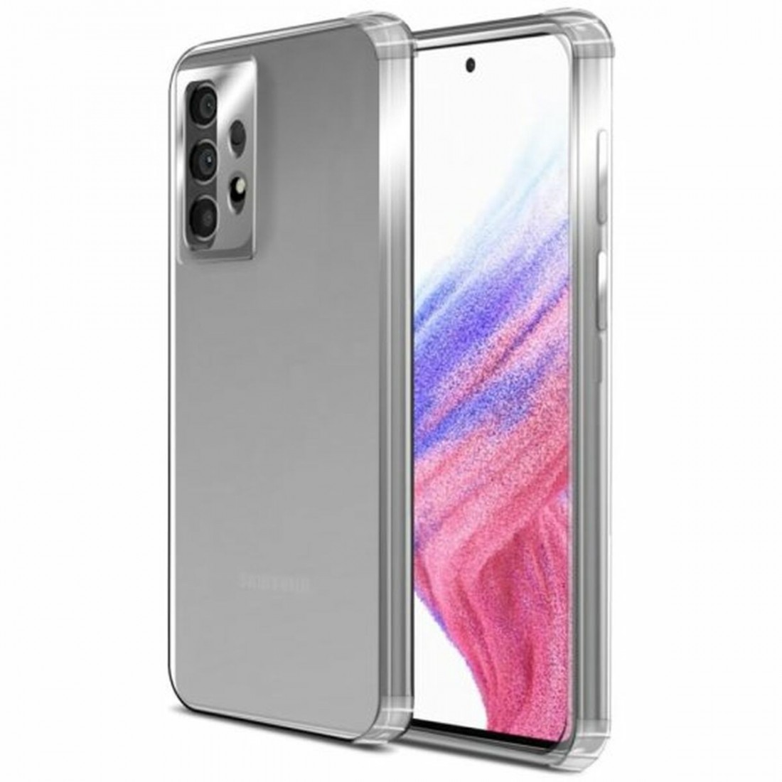 Mobiliojo telefono dėklas PcCom Galaxy A53 5G Skaidrus Samsung