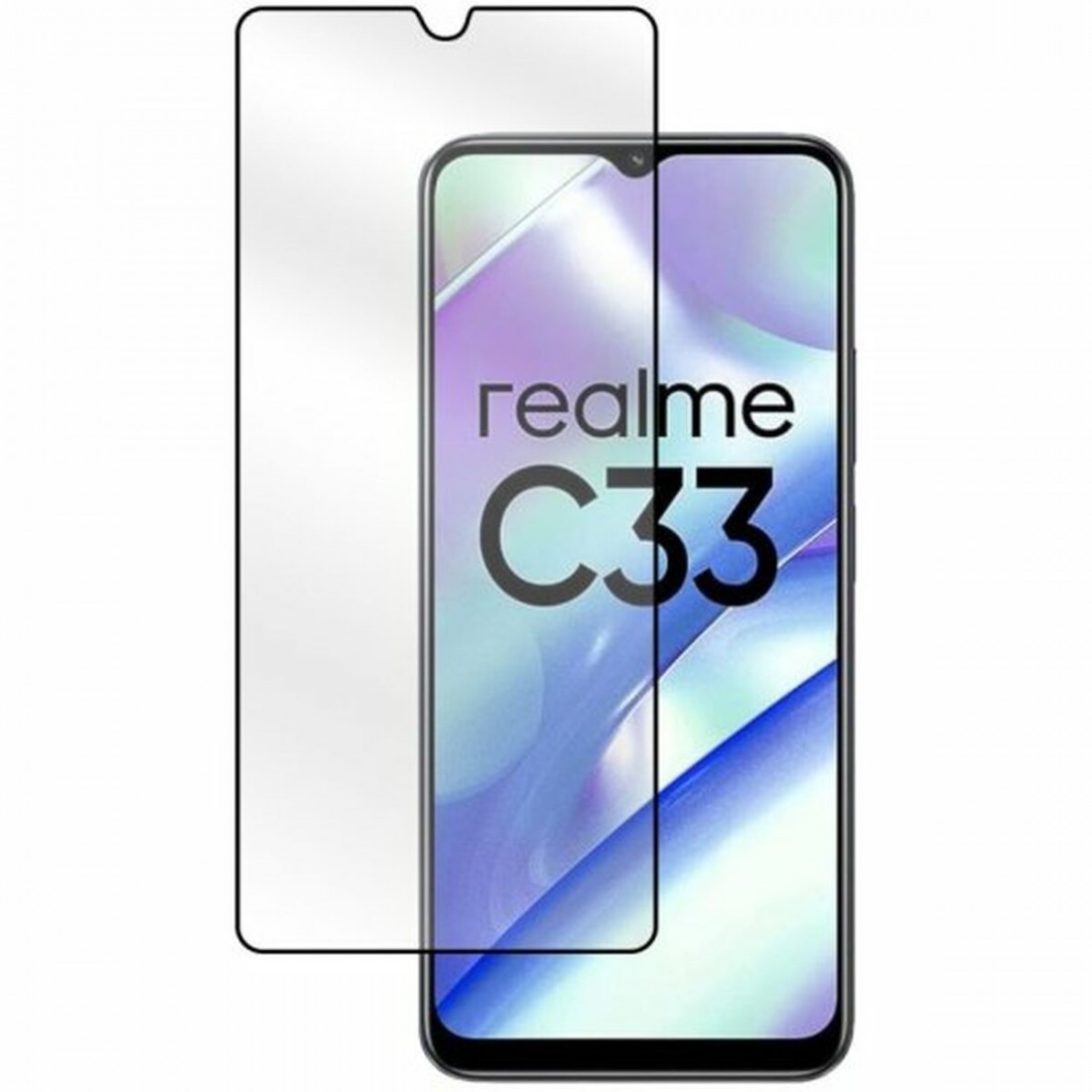 Mobiliojo telefono ekrano apsauga PcCom Realme C33 Realme