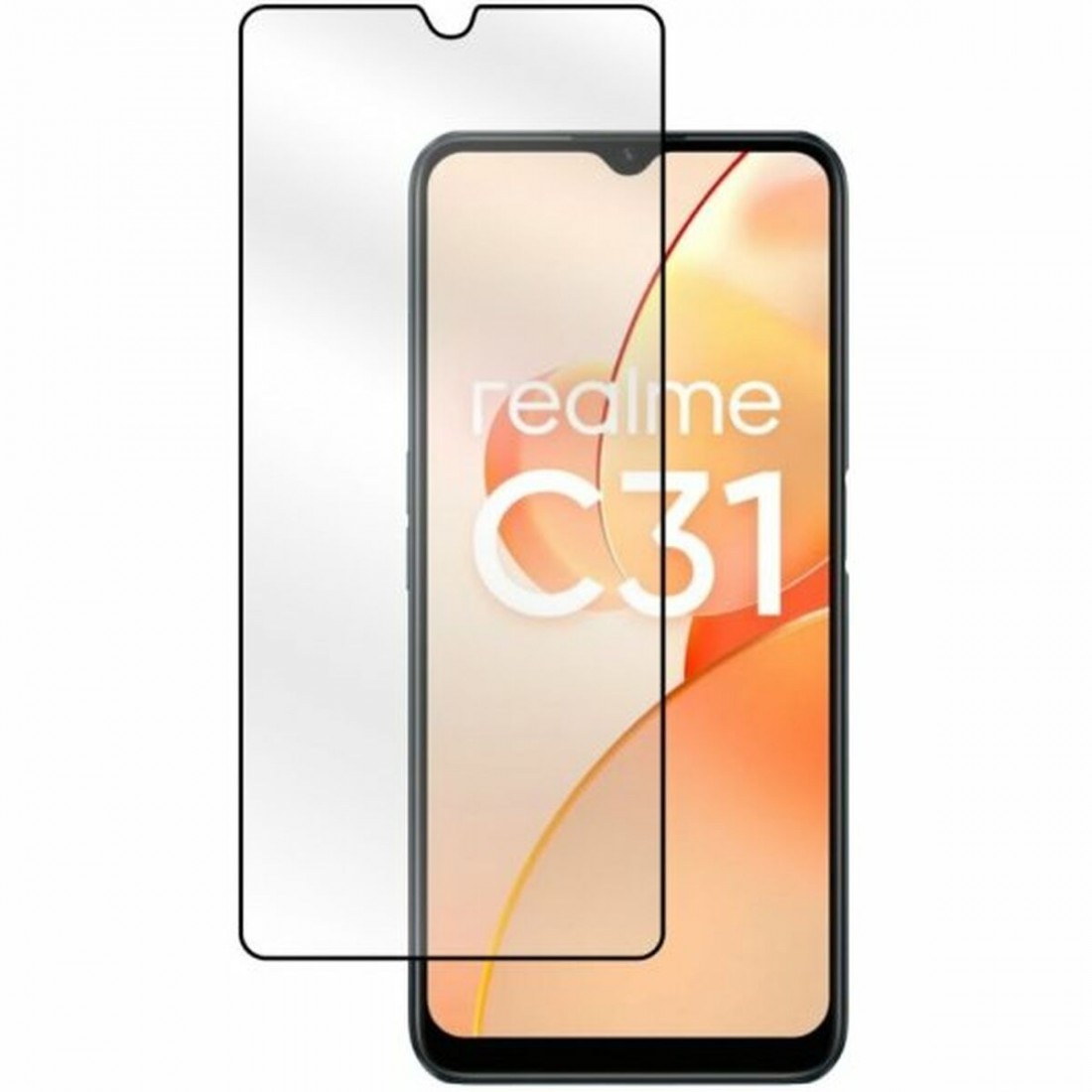 Mobiliojo telefono ekrano apsauga PcCom Realme C31 Realme