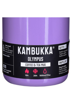 Termo Puodelis Kambukka Olympus Purpurinis Nerūdijantis plienas 500 ml