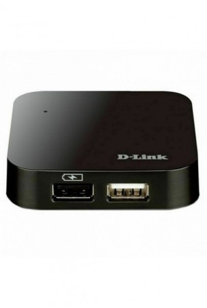 USB šakotuvas D-Link DUB-H4 Juoda