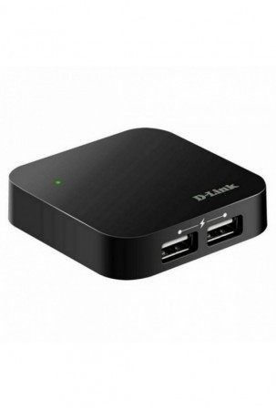 USB šakotuvas D-Link DUB-H4 Juoda