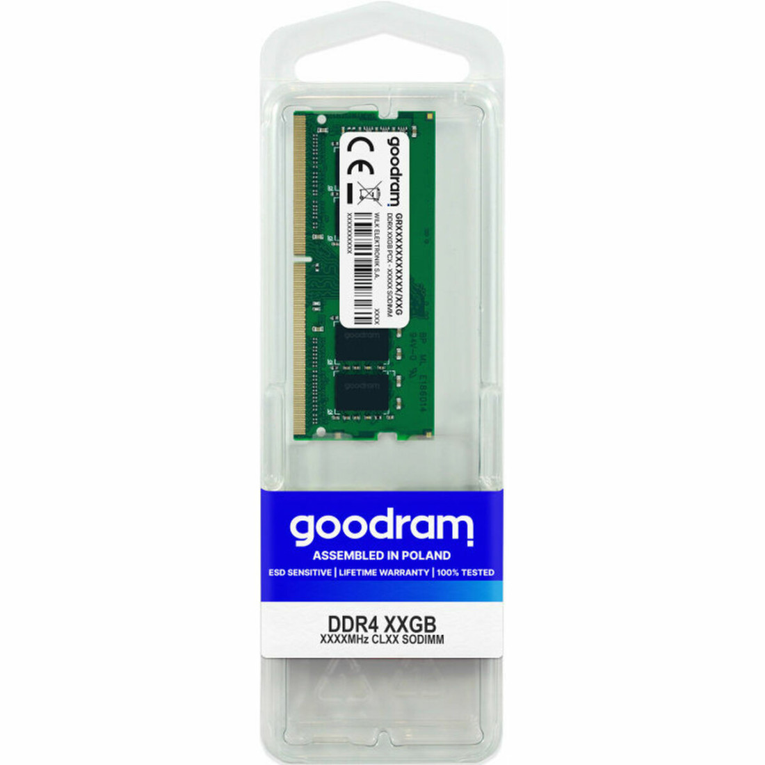 RAM atmintis GoodRam GR2666S464L19S/8G DDR4 8 GB DDR4-SDRAM CL19