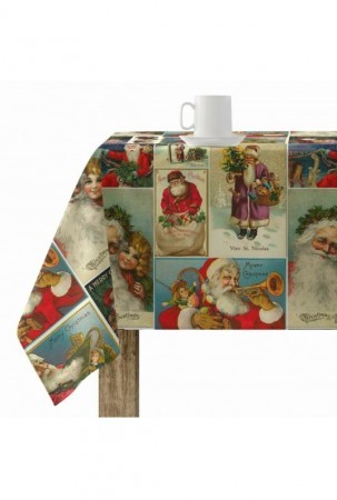 Dėmėms atspari derva dengta staltiesė Belum Vintage Christmas 200 x 140 cm