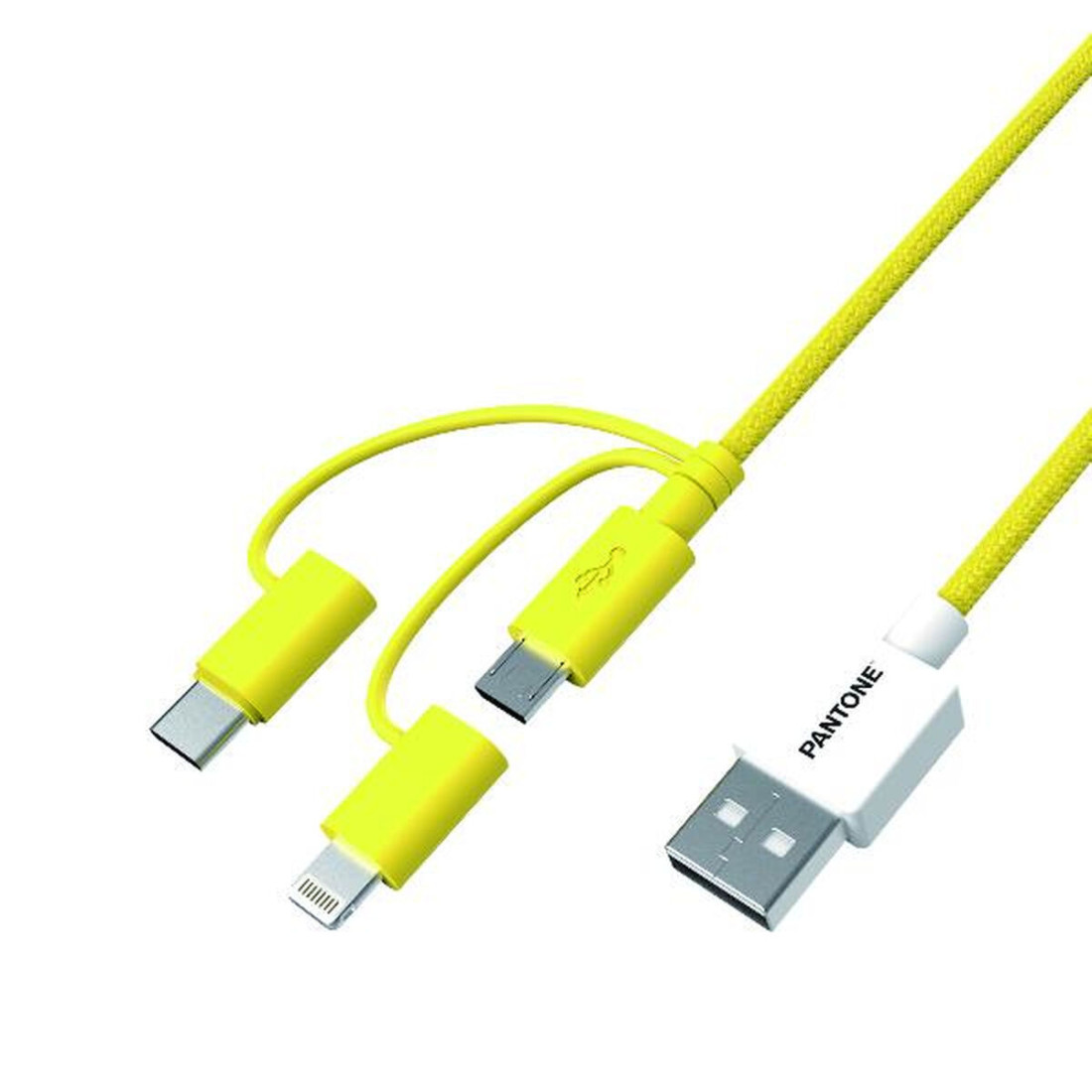 USB laidas Pantone PT-USB003Y1 Geltona 1,2 m