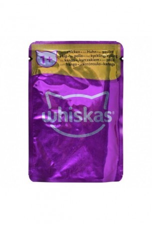 Kačių maistas Whiskas Classic Meals Višta Veršiena Avis Paukščiai 80 x 85 g