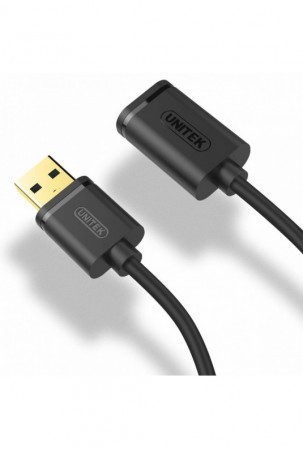 USB laidas Unitek Y-C457GBK Tată/Mamă Juoda 1 m