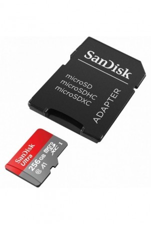 Mikro SD kortelė SanDisk Ultra 256 GB