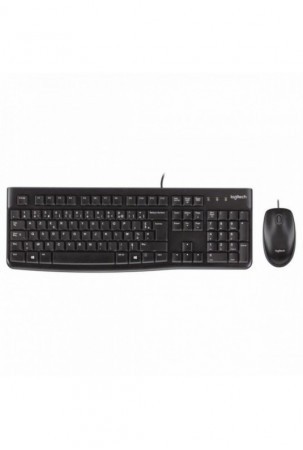 Klaviatūra ir optinė pelė Logitech Desktop MK120 1000 dpi USB